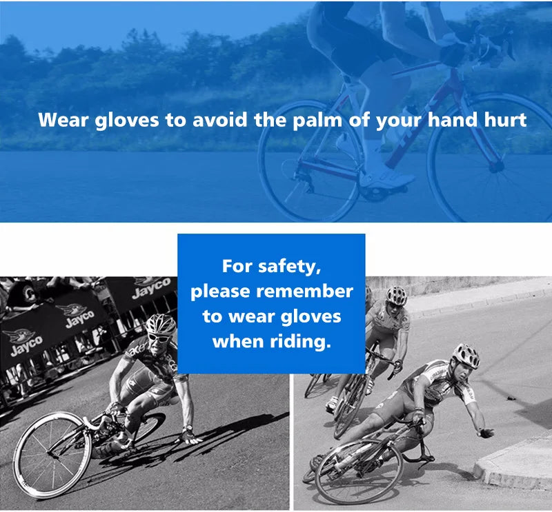 ROCKBROS Half-Finger Cycling Gloves - Breathable & Shockproof