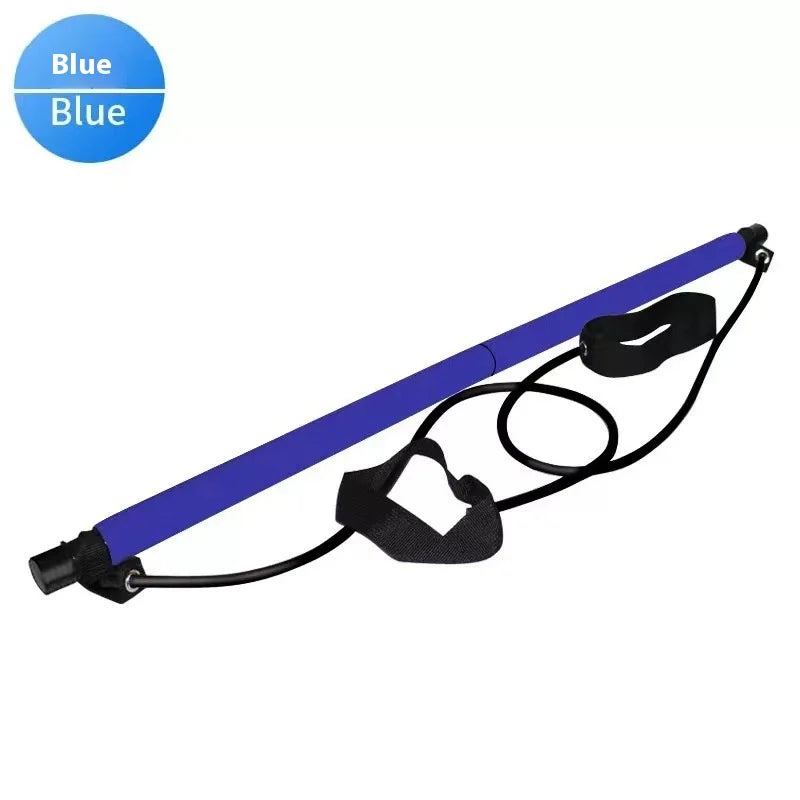 Pilates Stick - Adjustable Fitness Bar for Home Workout.
