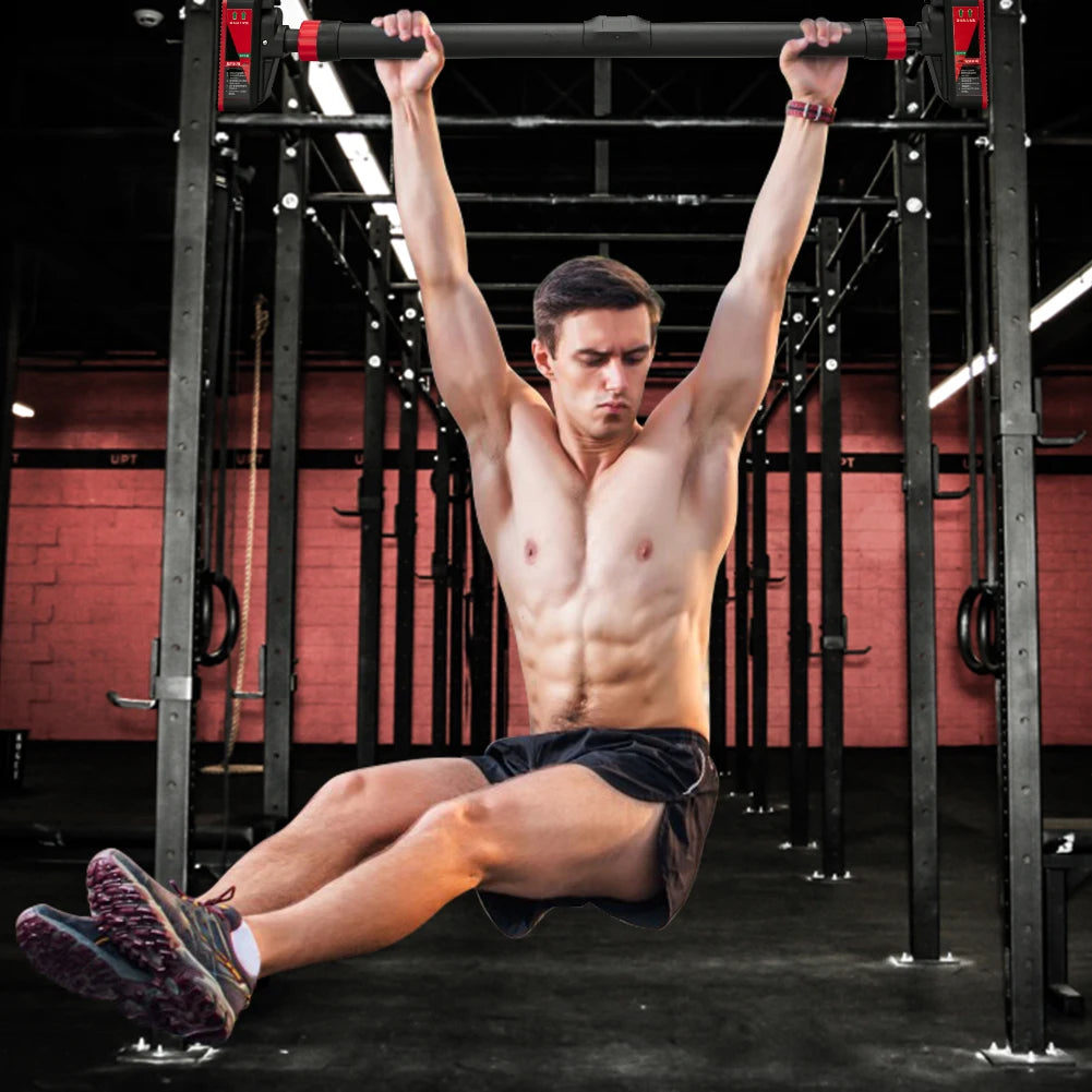 Pull-Up Bar with Level Gauge | 69–92cm Adjustable | 200kg Capacity