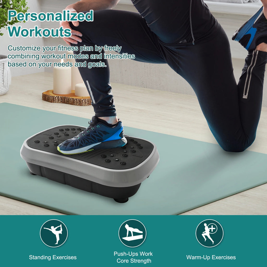 Vibration Plate Exercise Machine Fat-Burning Home Fitness