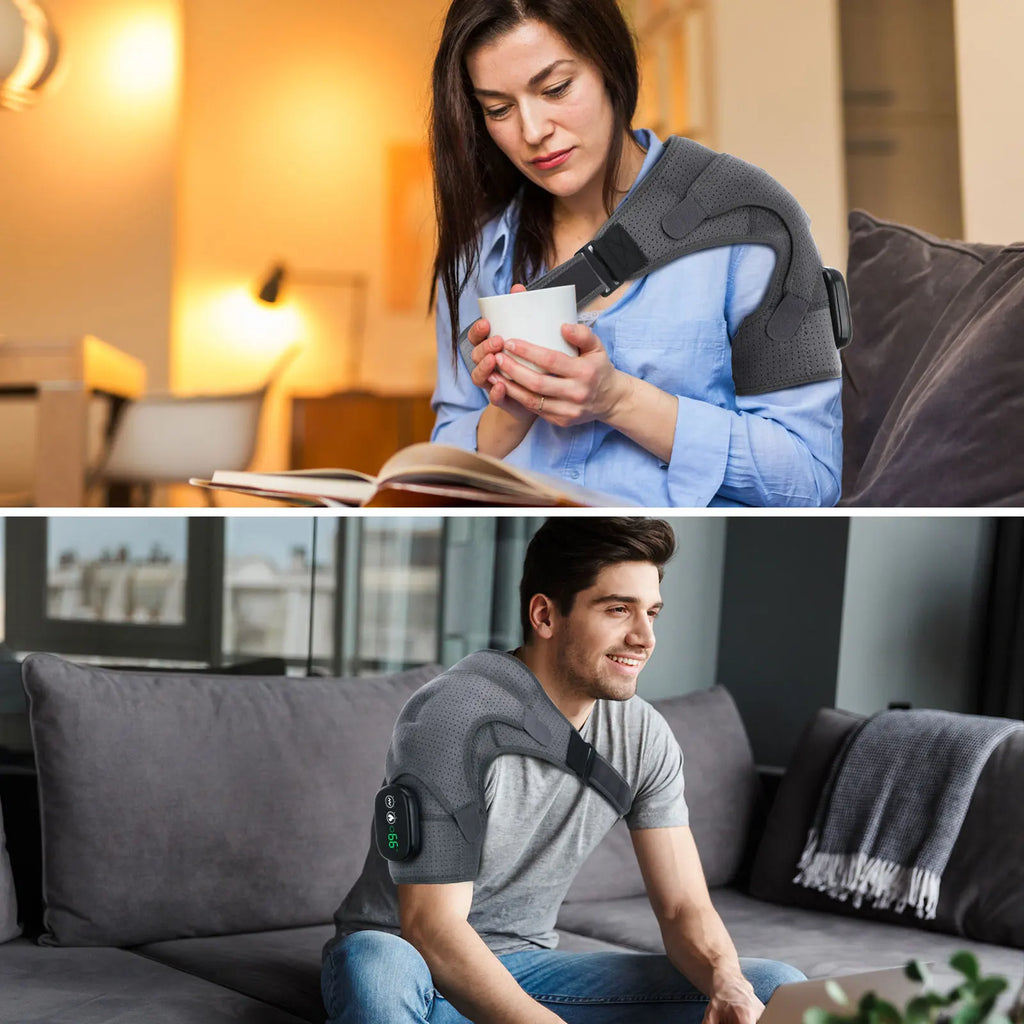 Electric Shoulder Massager with Heating Pad