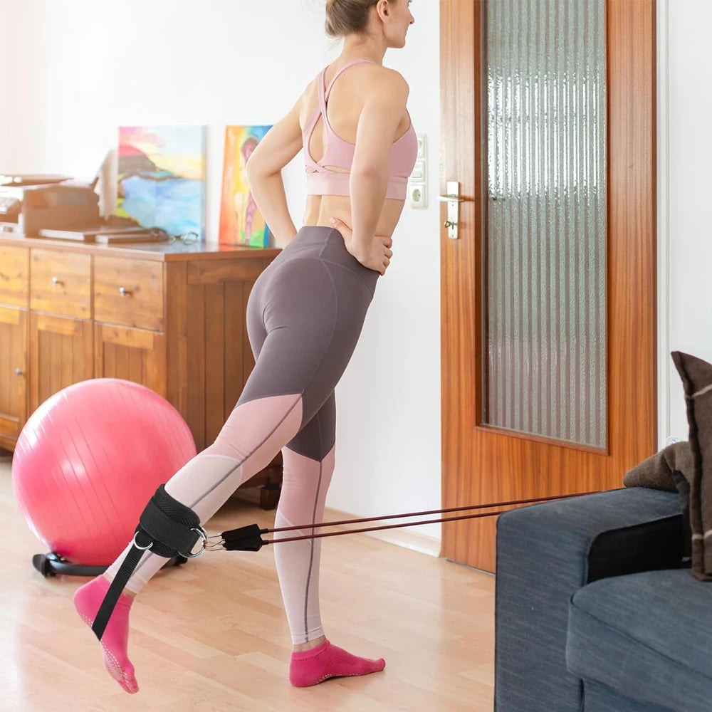 Padded Ankle Straps for Cable Machines – Men & Women