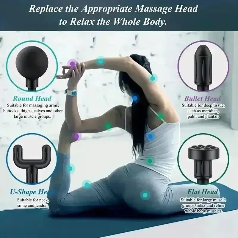 Mini Massage Gun – Portable Deep Tissue Muscle Relaxer