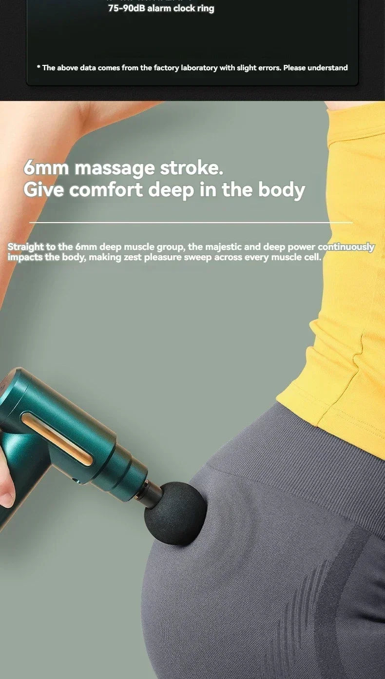 Mini Massage Gun – Portable Deep Tissue Muscle Relaxer