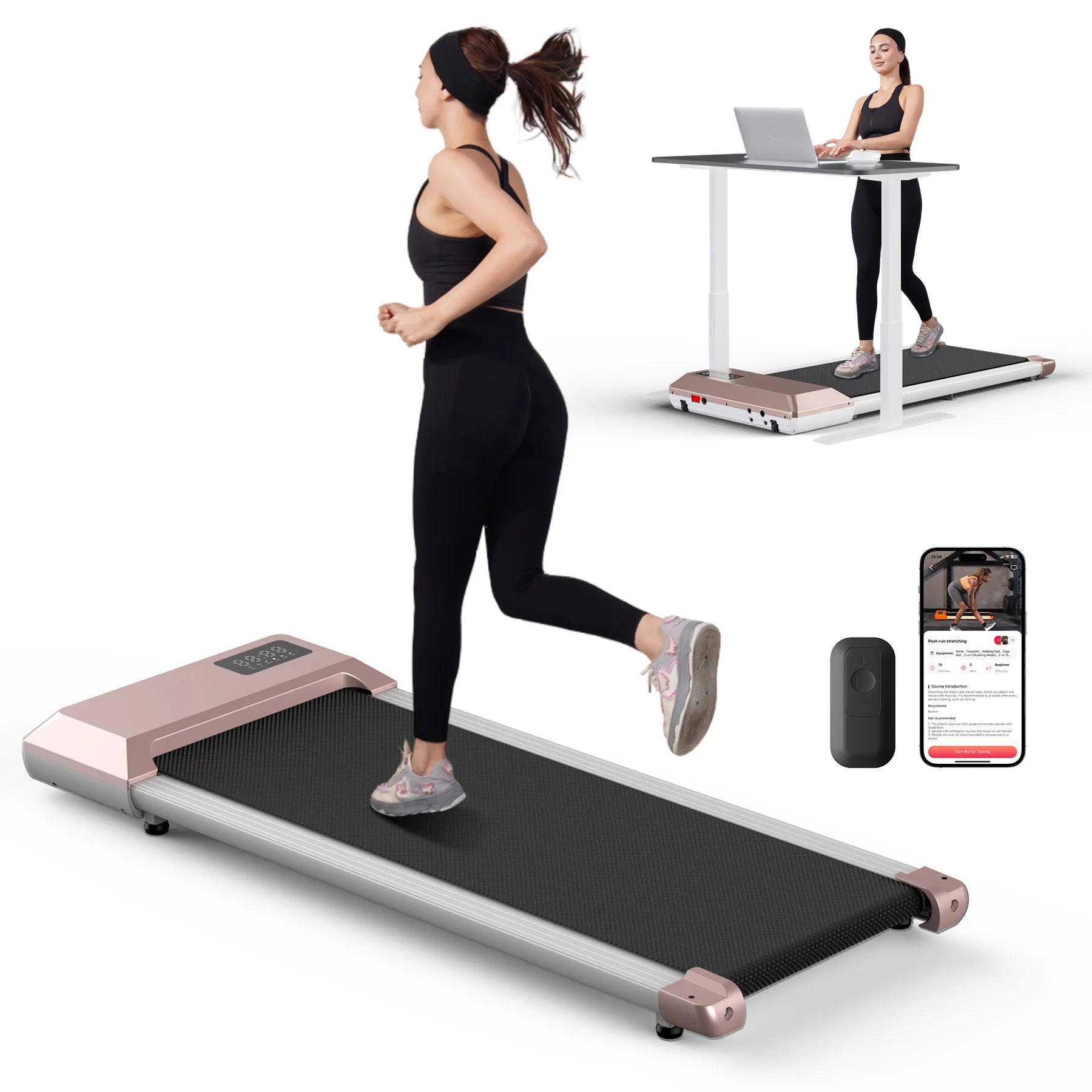 Heavy-Duty Folding Treadmill – 2.5HP, 300lb Capacity