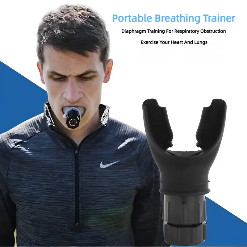 Silicone Breathing Trainer – Lung Capacity & Endurance Exercise Device