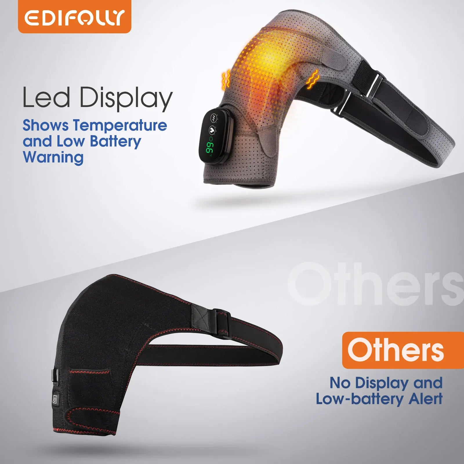 Electric Shoulder Massager with Heating Pad