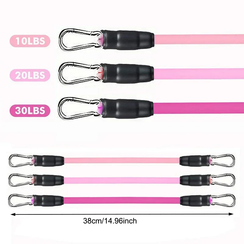 Ankle Straps & Resistance Bands Set – Gym, Yoga & Home Workouts