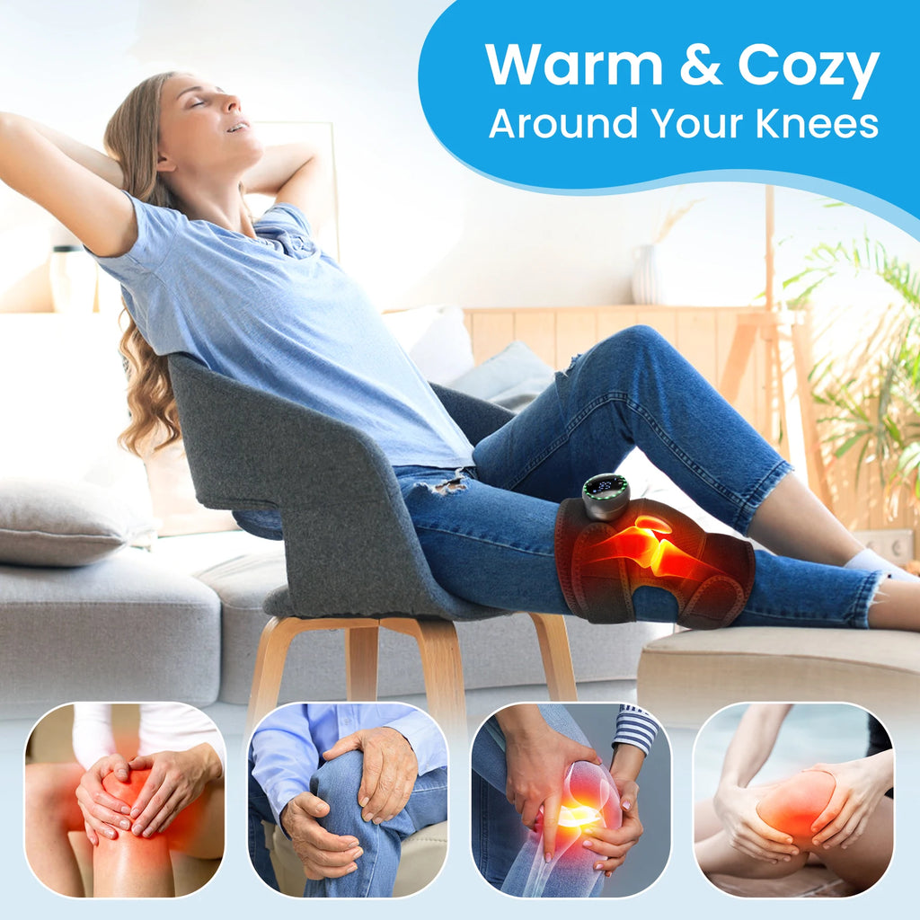 Electric Shoulder Massager with Heating Pad