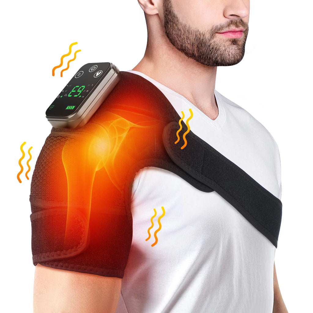 Electric Shoulder Massager with Heating Pad
