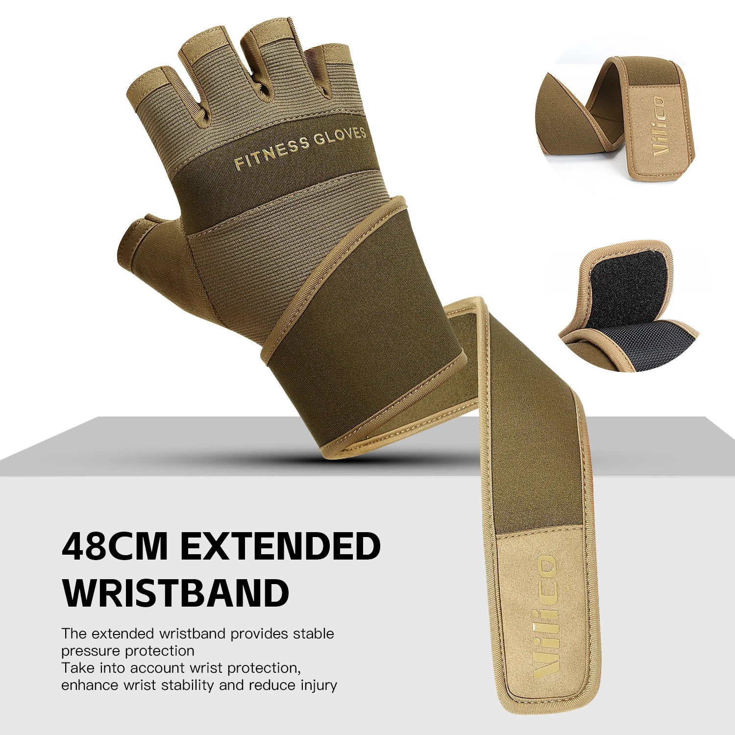 Half-Finger Cycling Gloves – Gym, Weightlifting & Crossfit