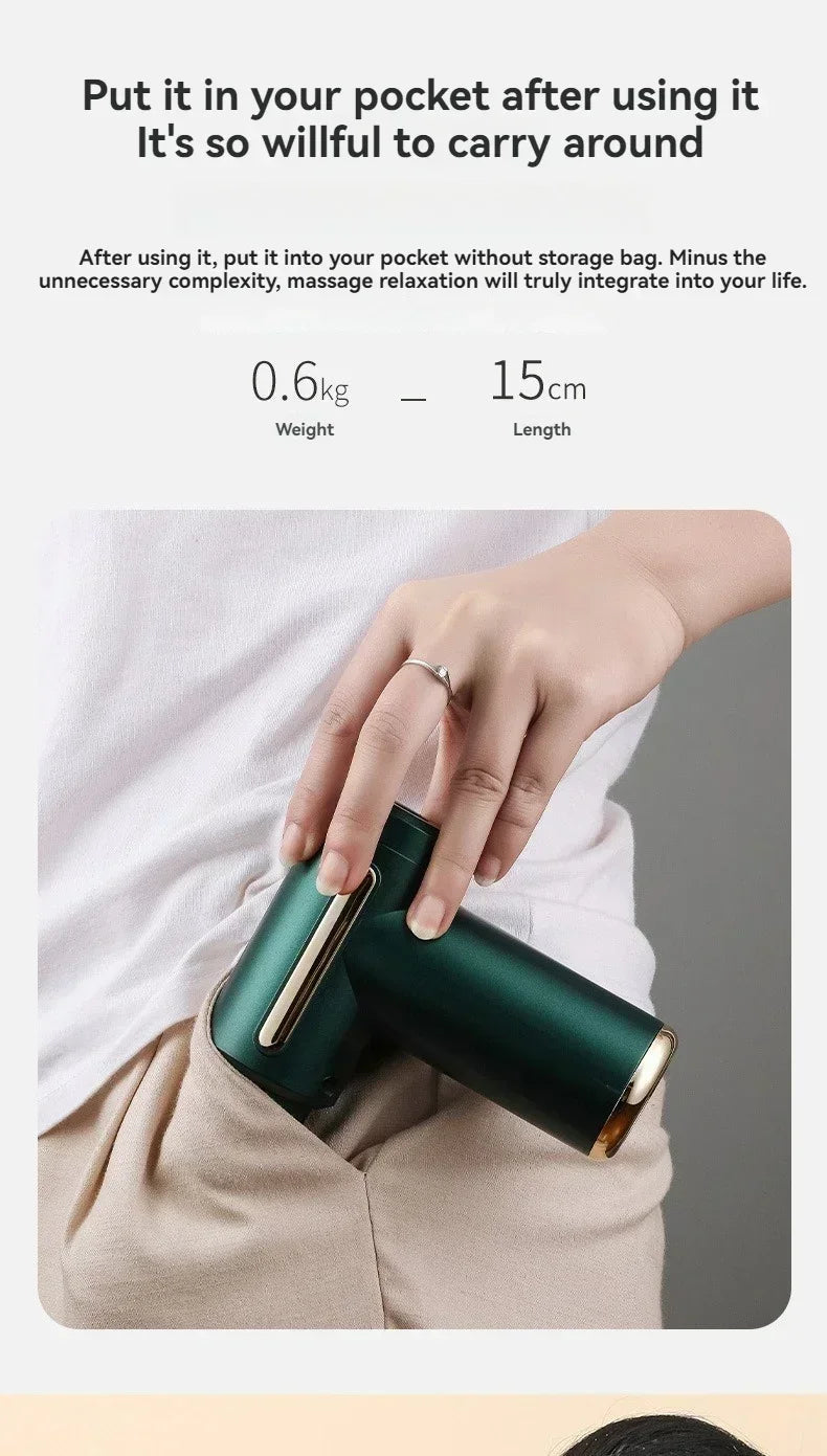 Mini Massage Gun – Portable Deep Tissue Muscle Relaxer