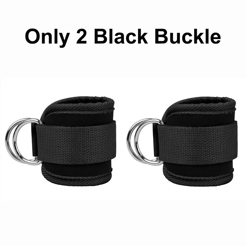 Ankle Straps & Resistance Bands Set – Gym, Yoga & Home Workouts
