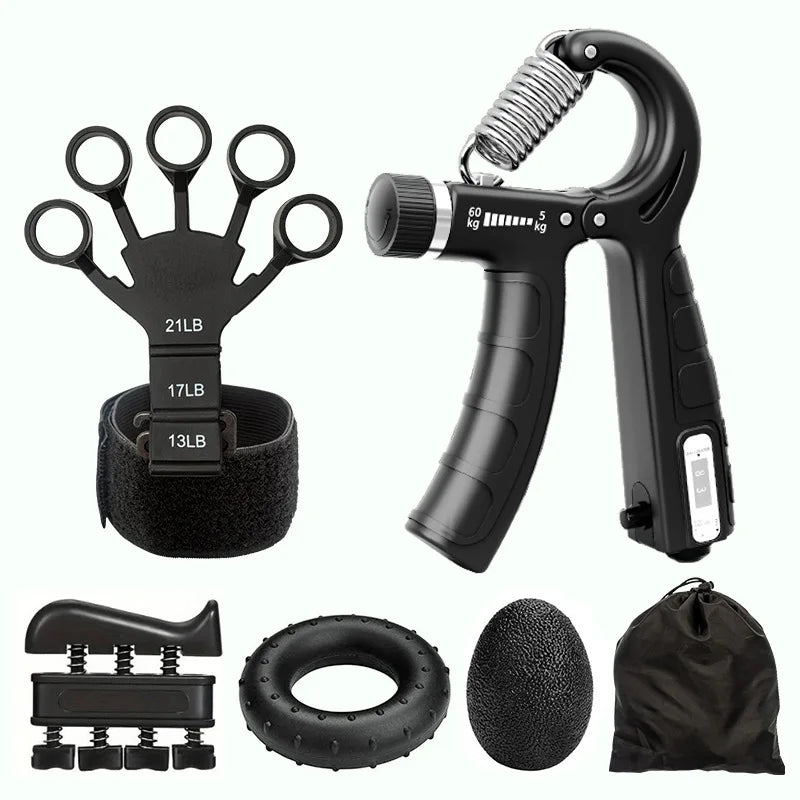 Finger & Hand Grip Trainer Set (5 Pcs)
