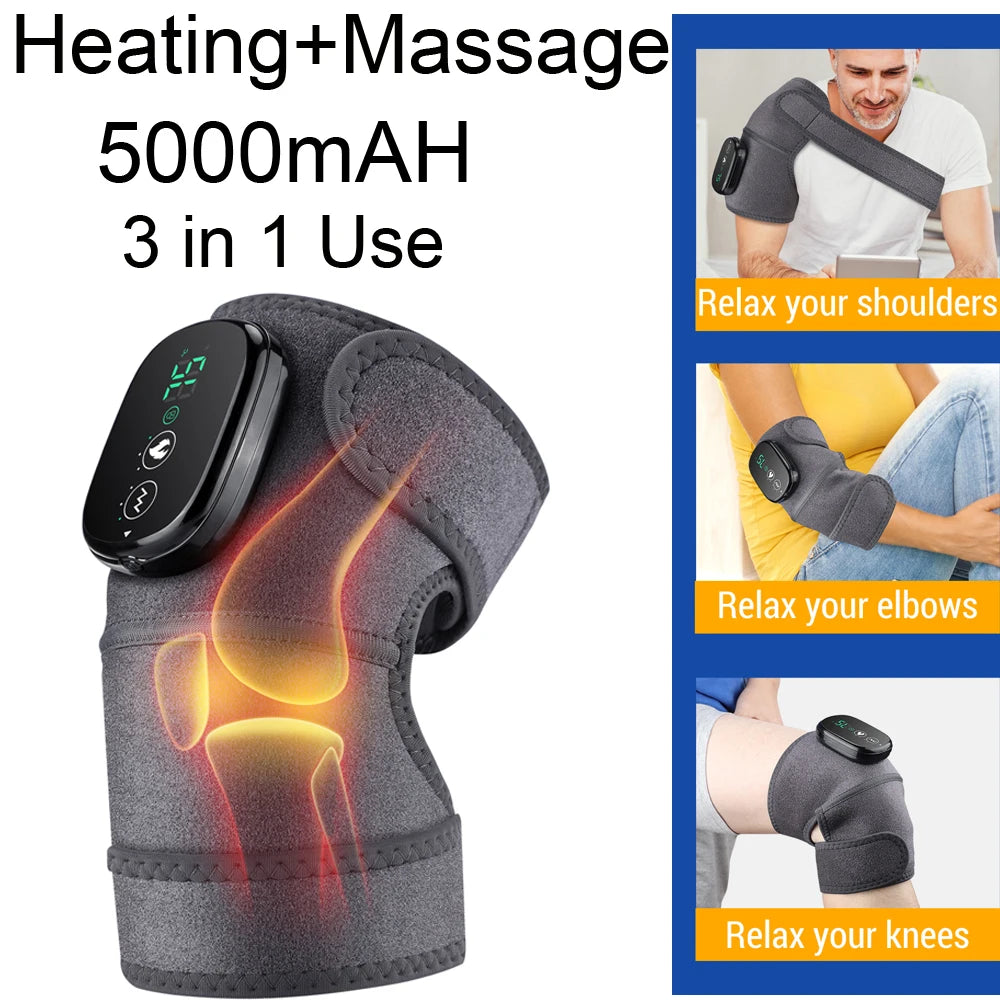 Electric Shoulder Massager with Heating Pad