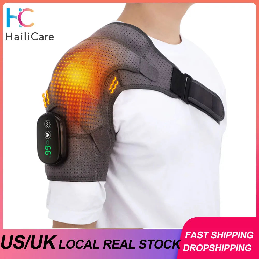Electric Shoulder Massager with Heating Pad