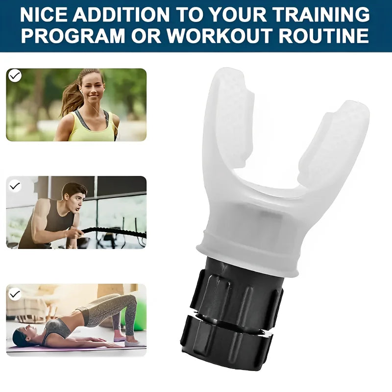 Silicone Breathing Trainer – Lung Capacity & Endurance Exercise Device