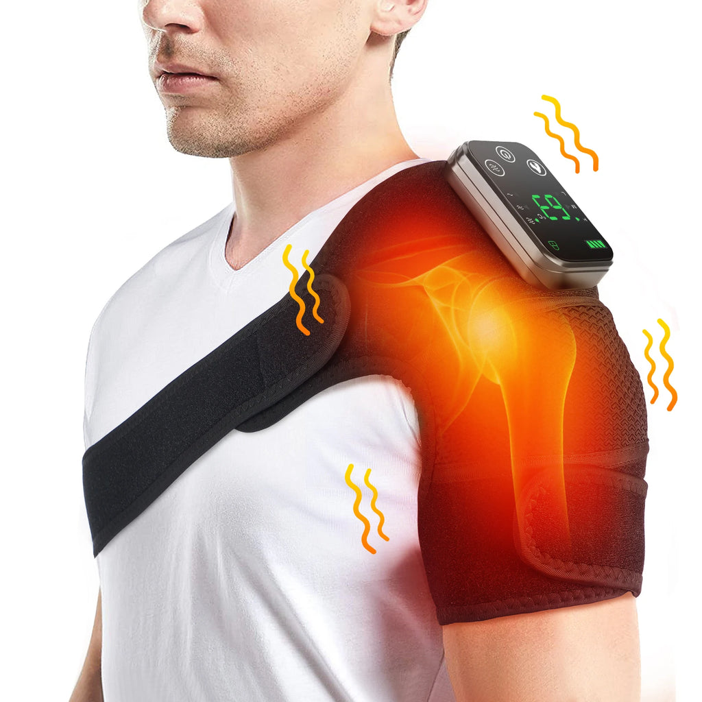 Electric Shoulder Massager with Heating Pad