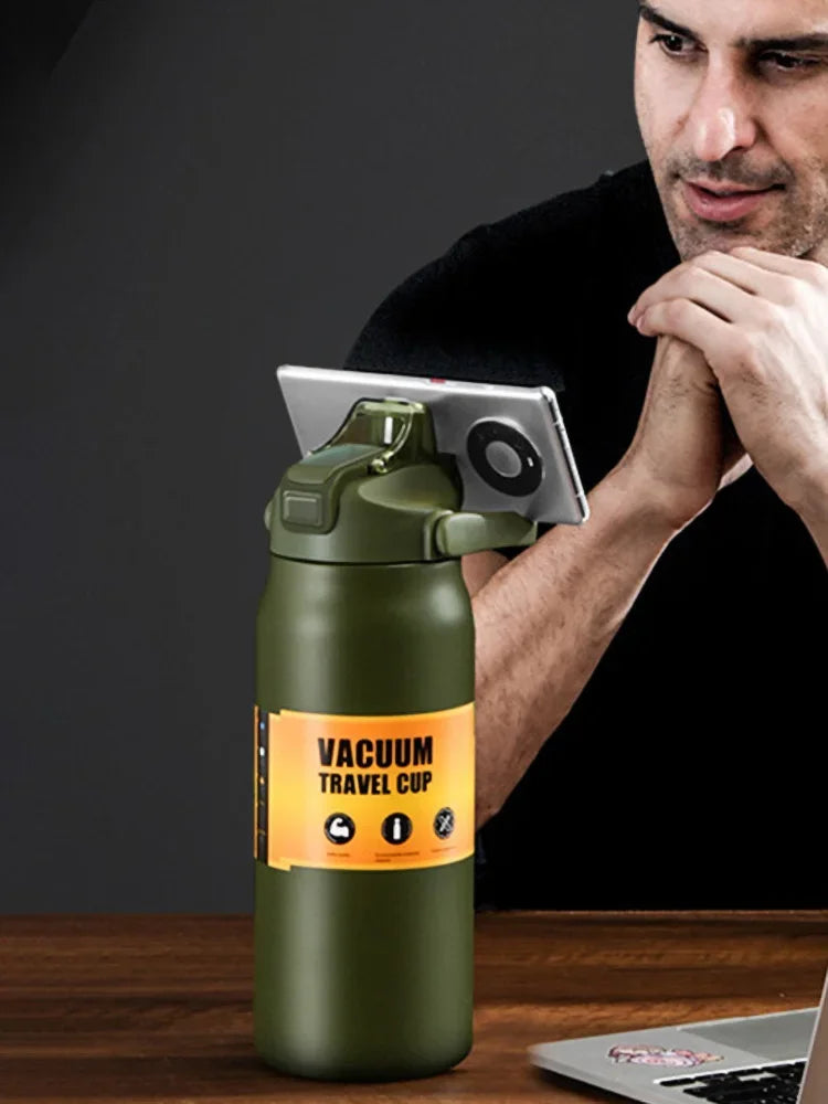 Insulated Stainless Steel Thermos Bottle | 800ml–1500ml | Hot & Cold 24hrs
