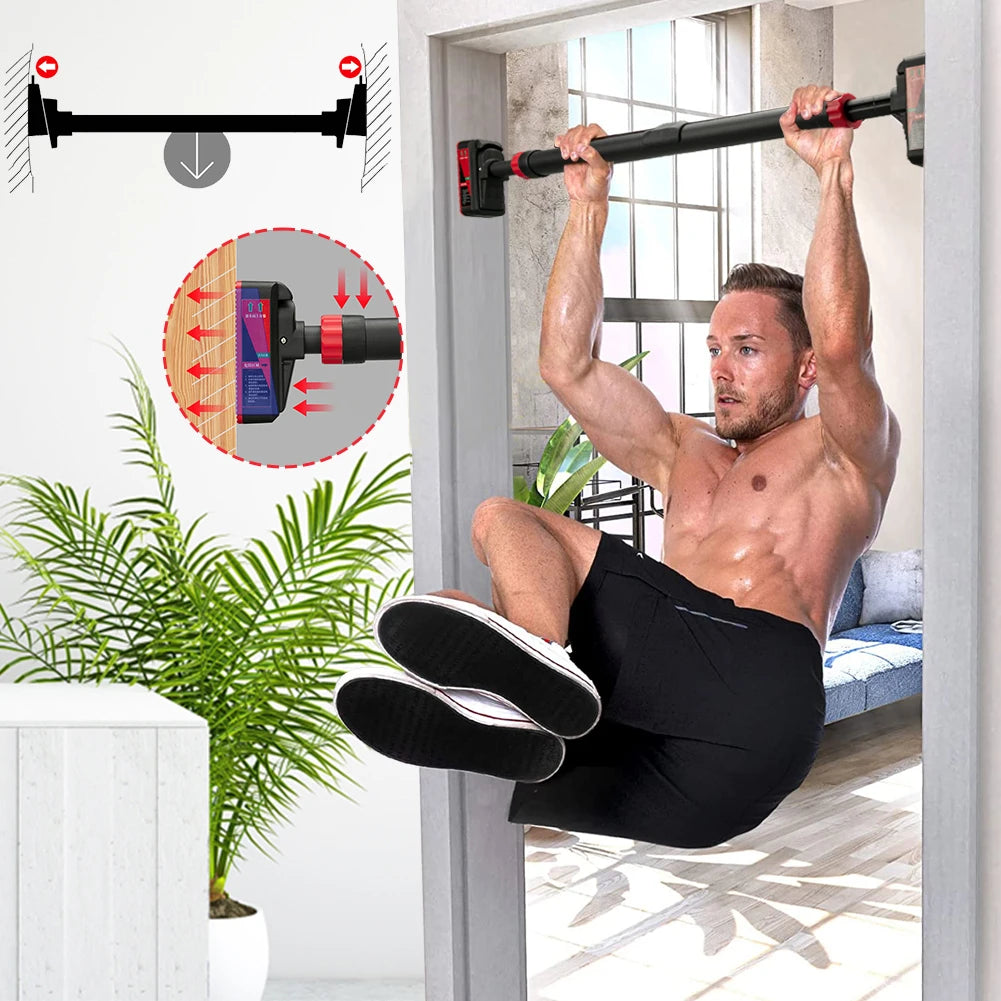 Pull-Up Bar with Level Gauge | 69–92cm Adjustable | 200kg Capacity