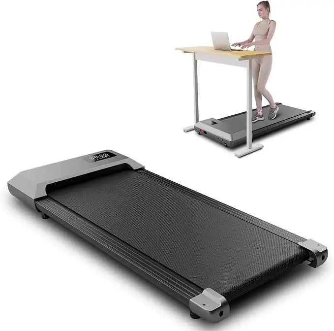 Superun 2-in-1 Walking Treadmill | 2.5HP Quiet Motor | Under-Desk Pad for Home & Office