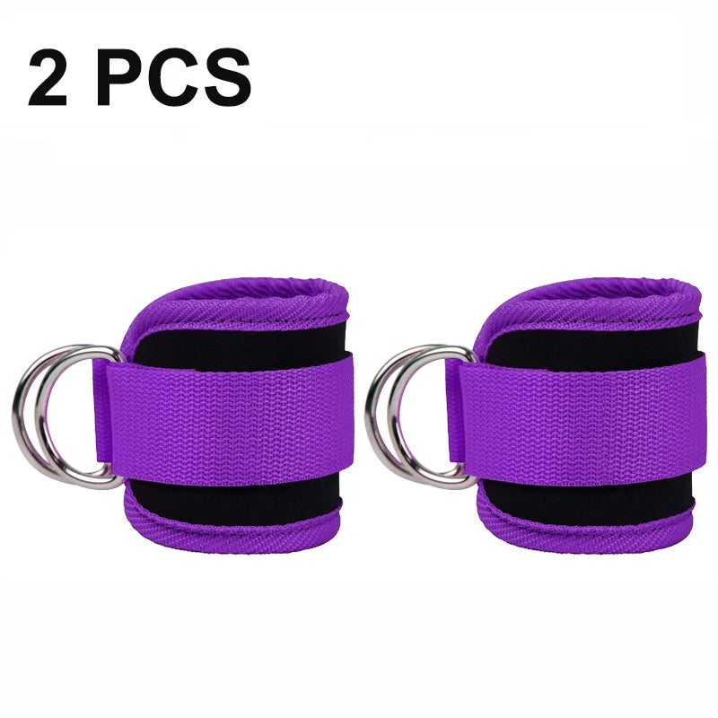 Ankle Straps & Resistance Bands Set – Gym, Yoga & Home Workouts