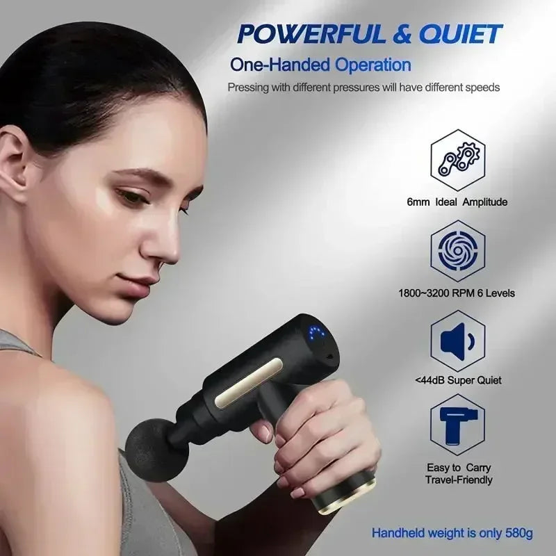 Mini Massage Gun – Portable Deep Tissue Muscle Relaxer