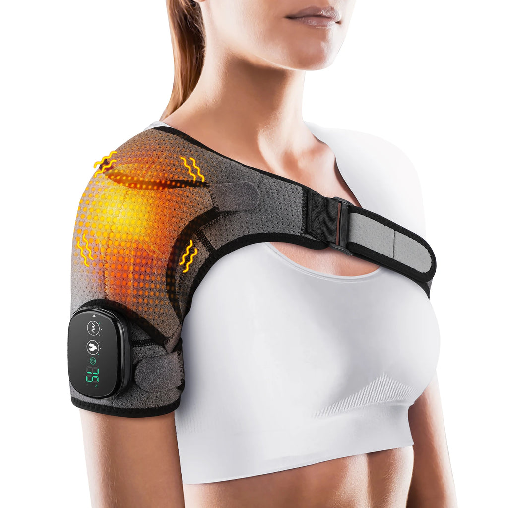 Electric Shoulder Massager with Heating Pad