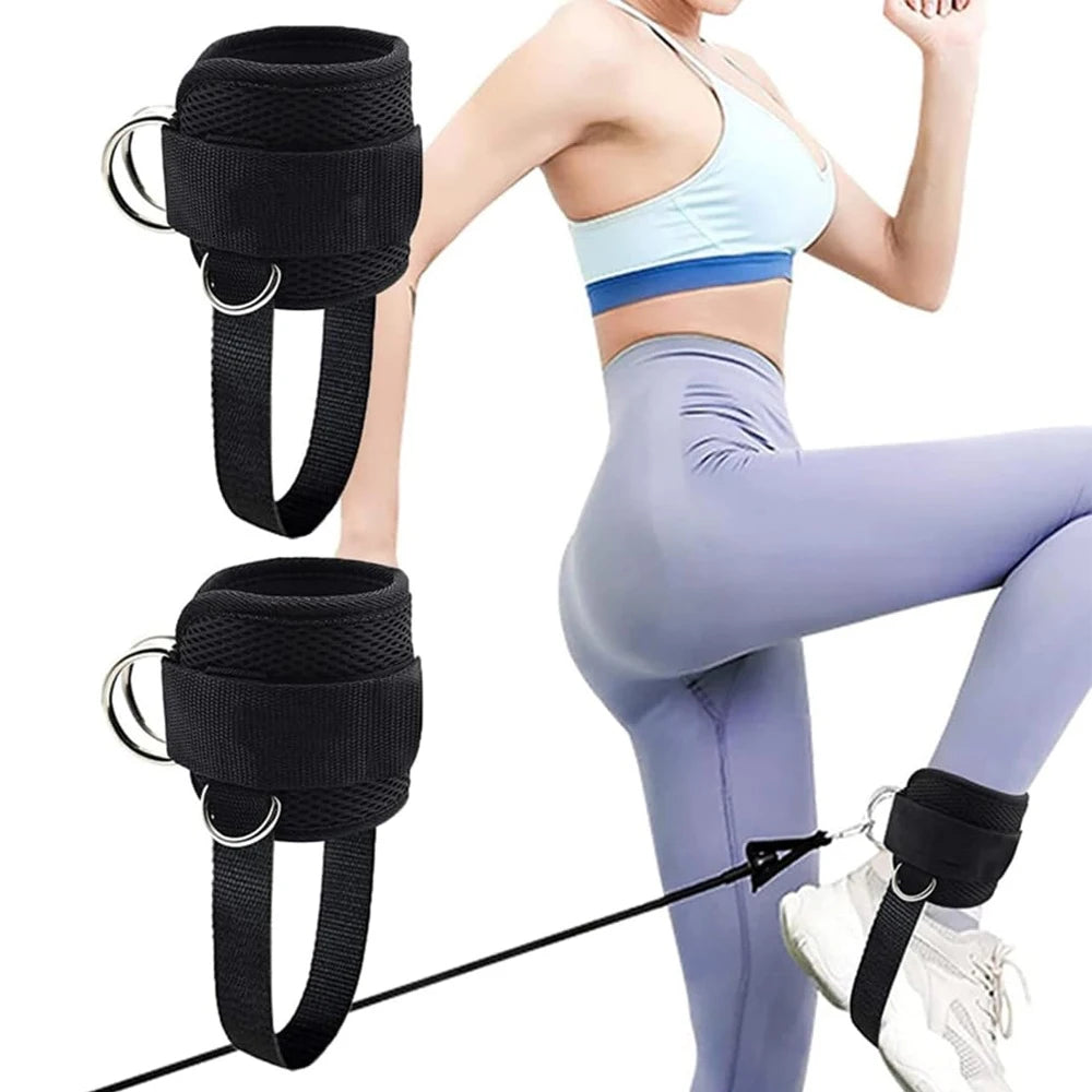Padded Ankle Straps for Cable Machines – Men & Women