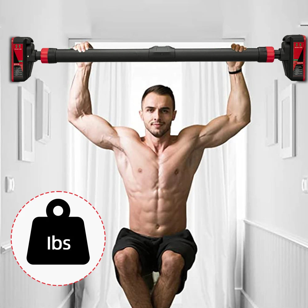 Pull-Up Bar with Level Gauge | 69–92cm Adjustable | 200kg Capacity