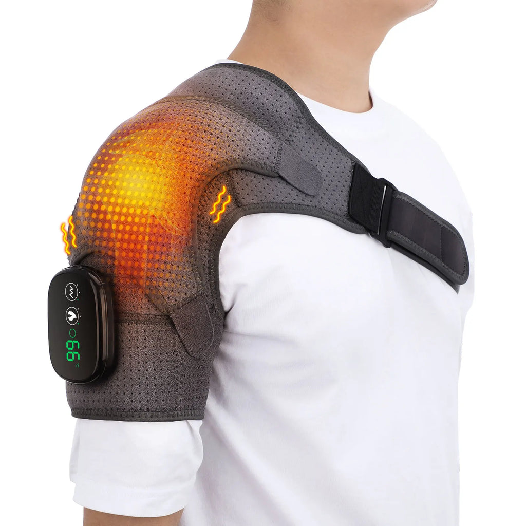 Electric Shoulder Massager with Heating Pad