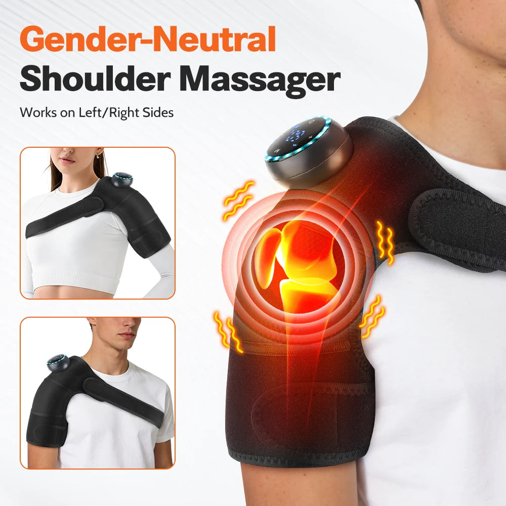 Electric Shoulder Massager with Heating Pad