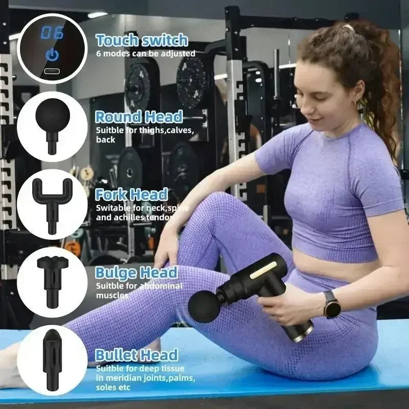 Mini Massage Gun – Portable Deep Tissue Muscle Relaxer