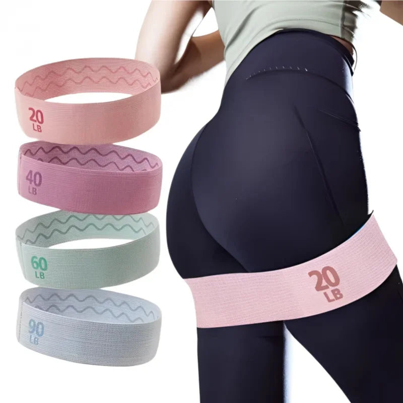 Fabric Resistance Band – Hip & Glute Training (20–90lb)