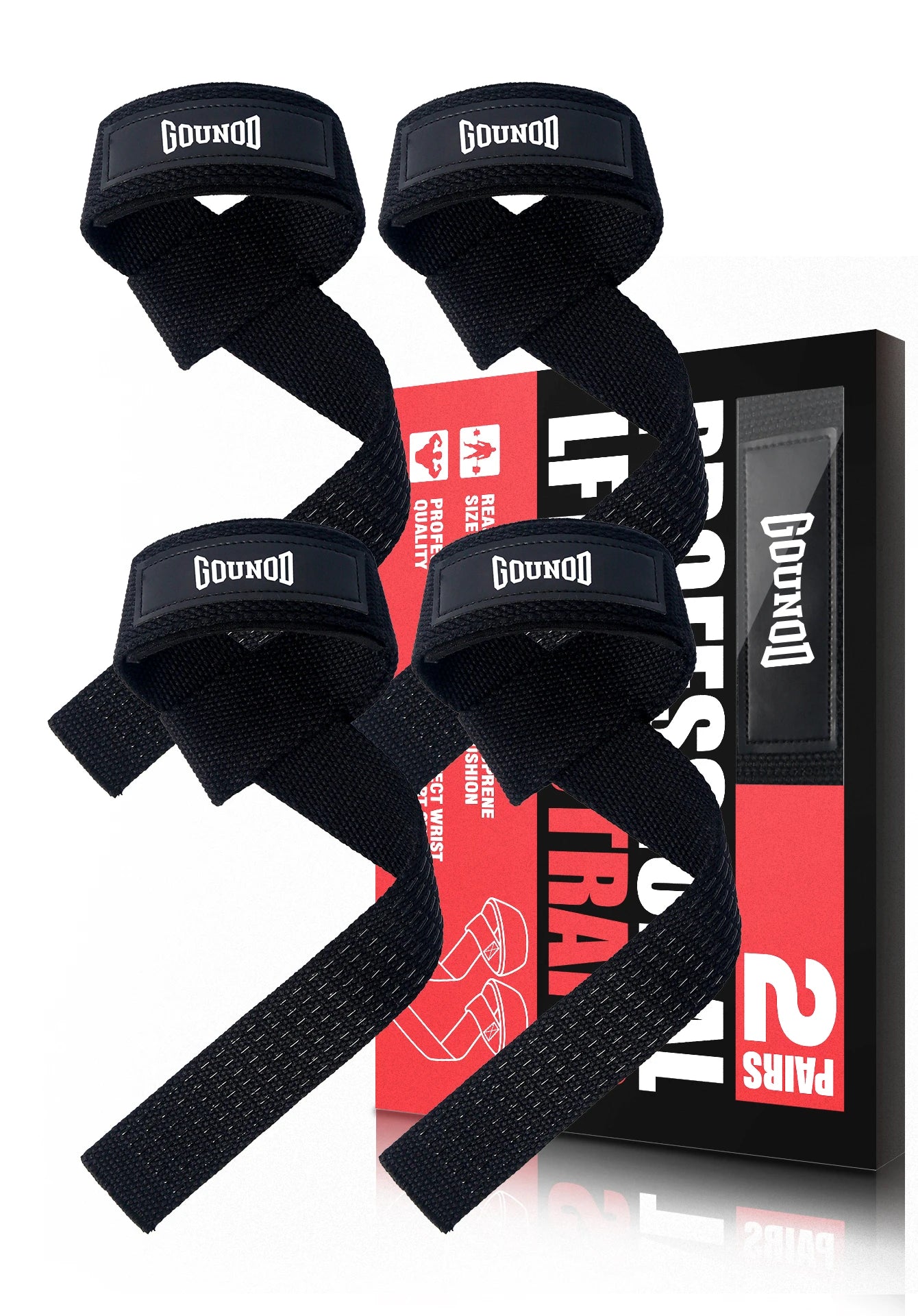 GOUNOD Sport Grip Belt – Non-Slip Deadlift & Pull-Up Bar Booster