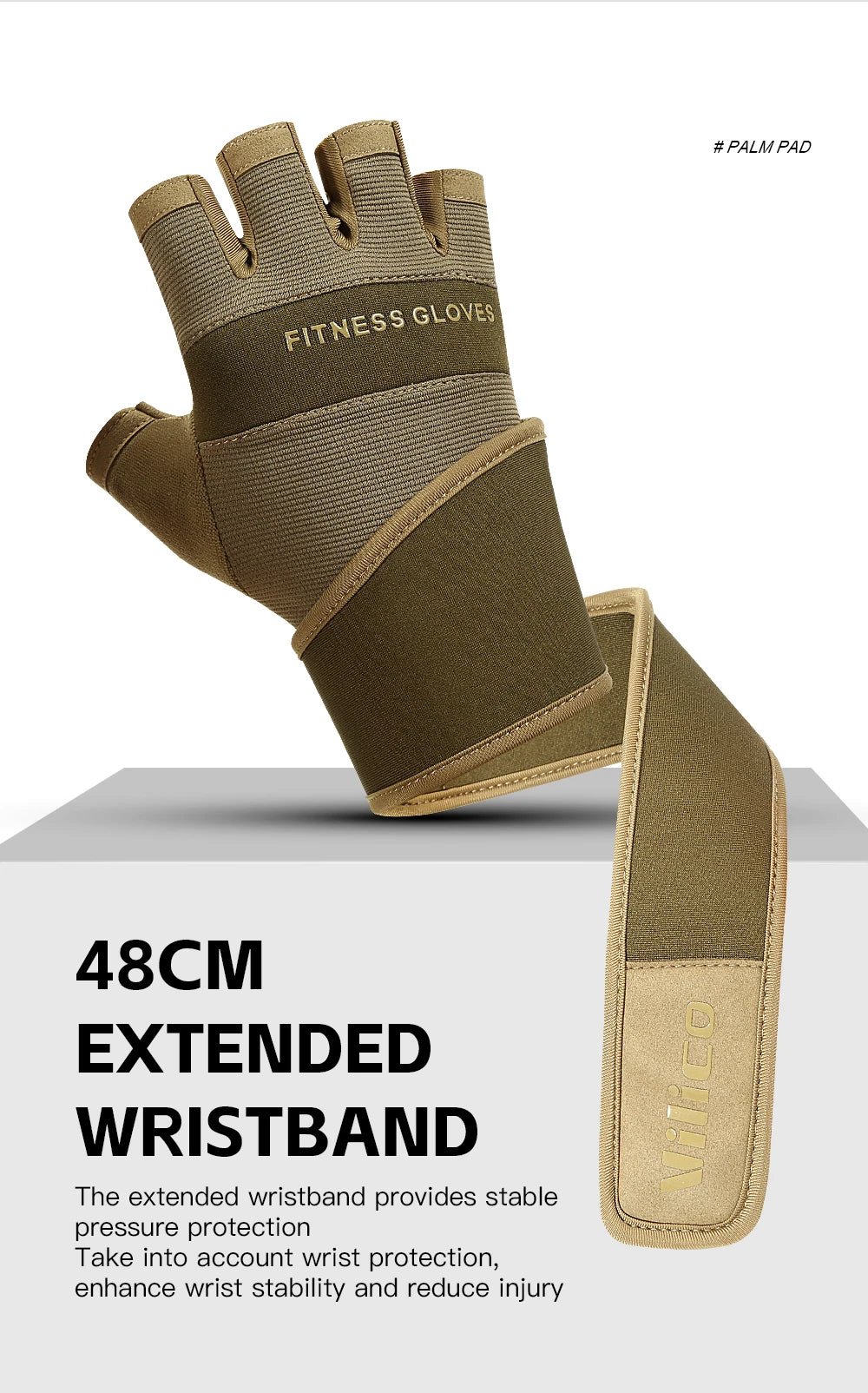 Half-Finger Cycling Gloves – Gym, Weightlifting & Crossfit