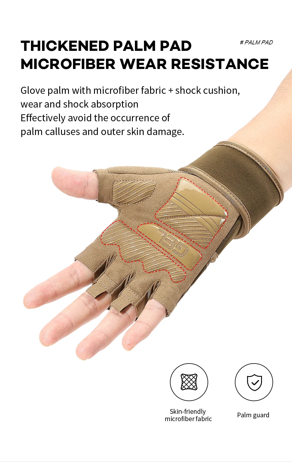 Half-Finger Cycling Gloves – Gym, Weightlifting & Crossfit