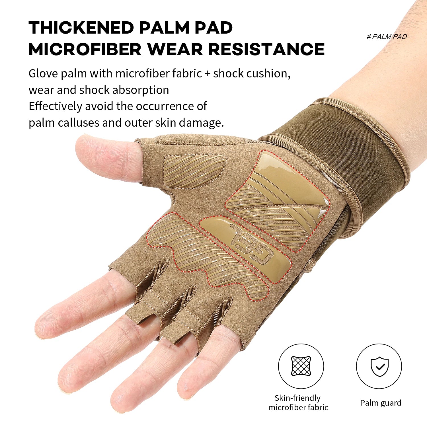 Half-Finger Cycling Gloves – Gym, Weightlifting & Crossfit