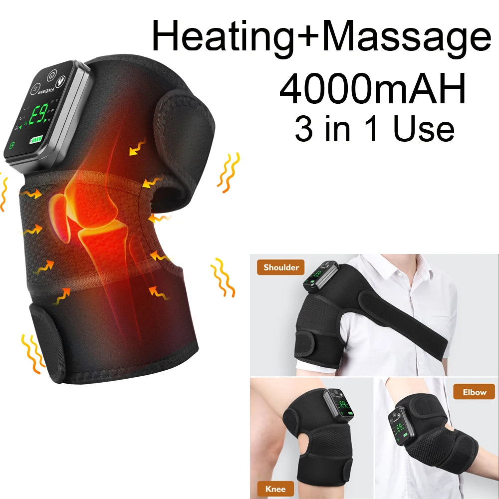 Electric Shoulder Massager with Heating Pad