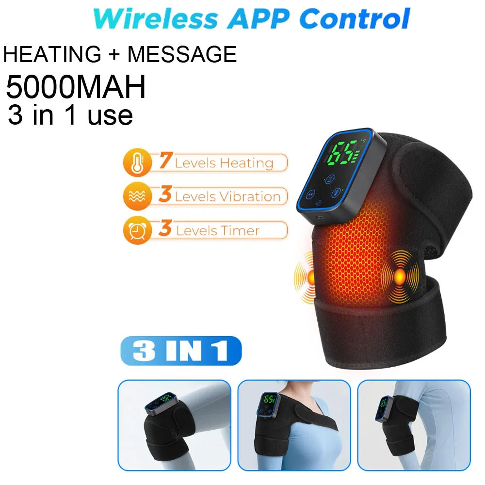 Electric Shoulder Massager with Heating Pad