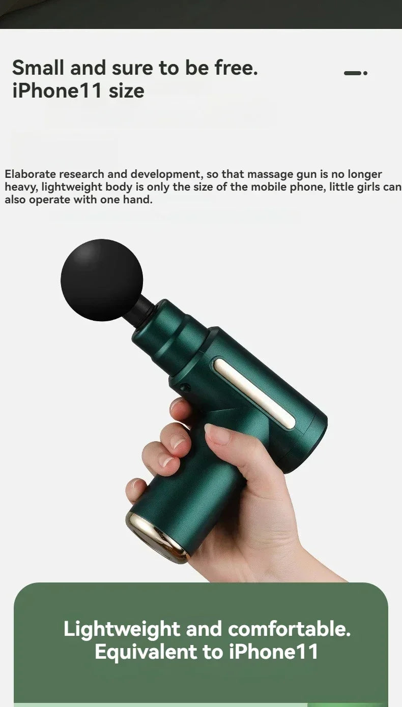Mini Massage Gun – Portable Deep Tissue Muscle Relaxer