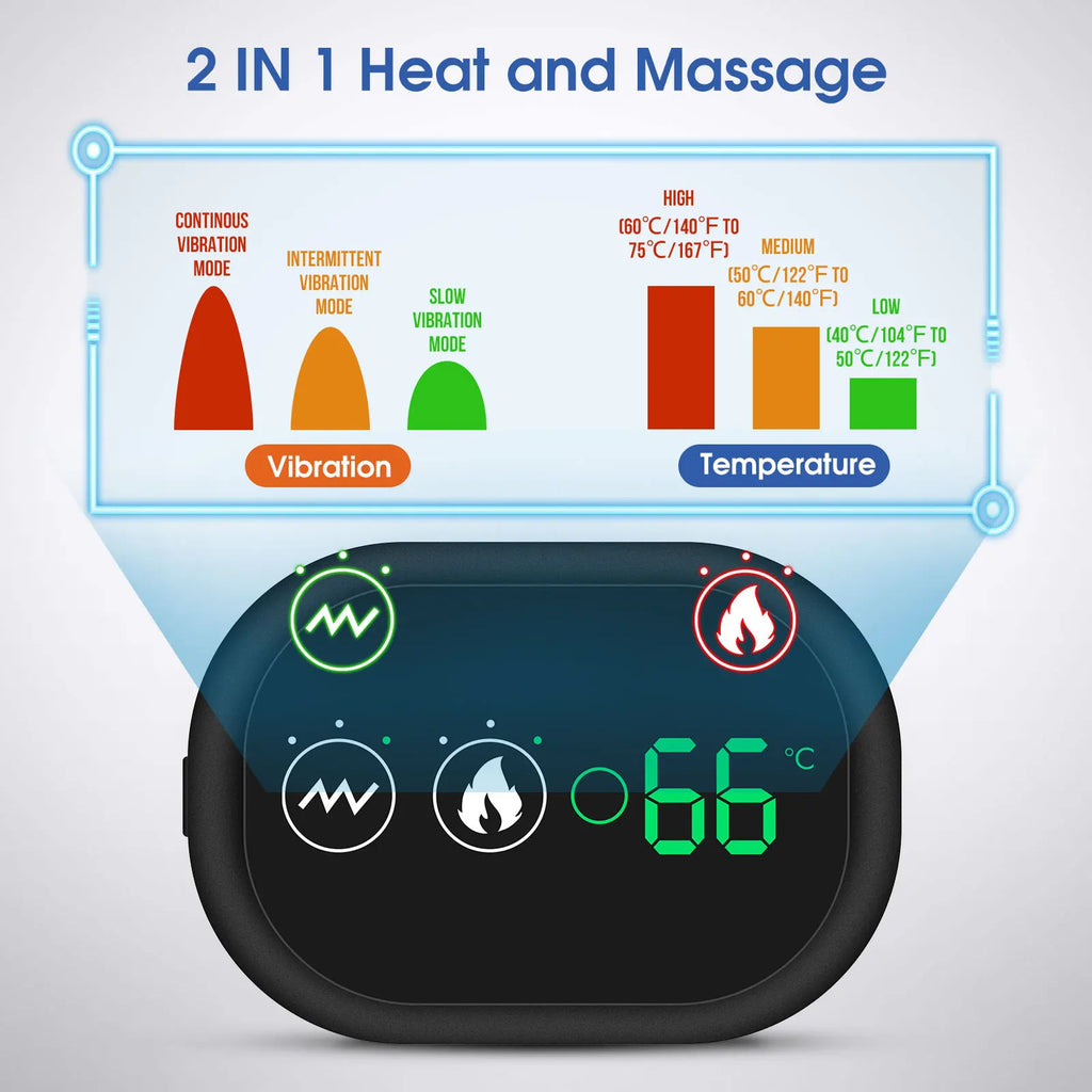Electric Shoulder Massager with Heating Pad