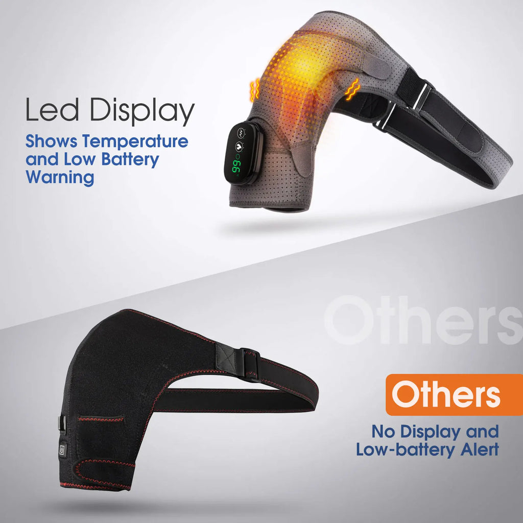 Electric Shoulder Massager with Heating Pad