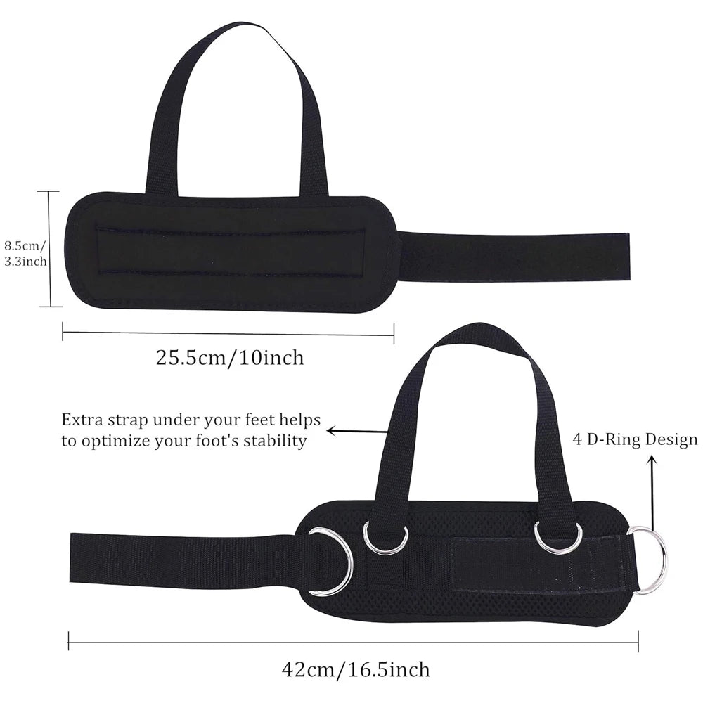 Padded Ankle Straps for Cable Machines – Men & Women
